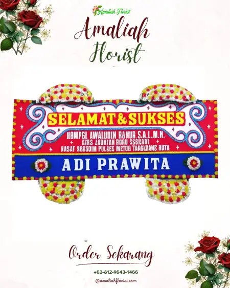 Papan Bunga Ucapan Selamat Kadia